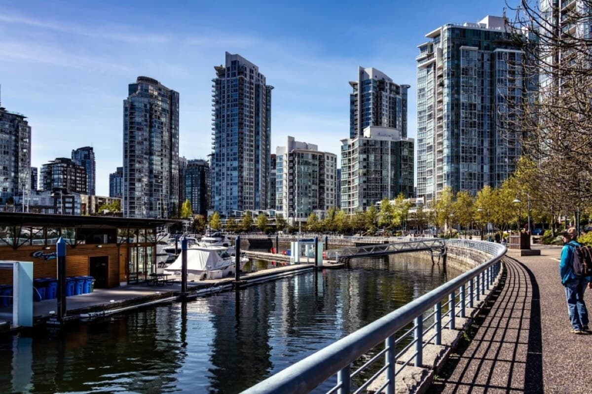Vancouver waterfront skyline